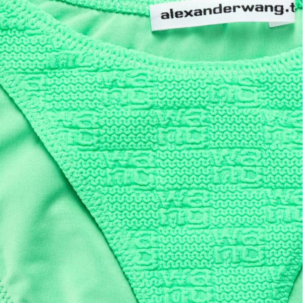 Alexander Wang Neon Kelly Green Bikini Bottom